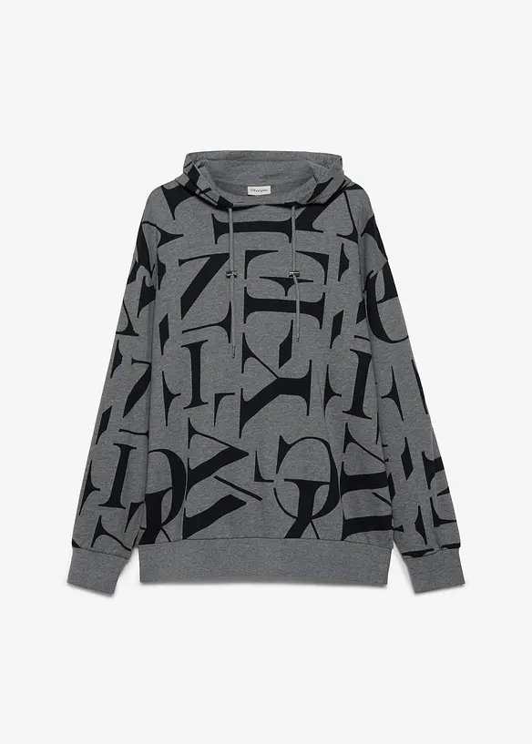 Felpa con cappuccio, loose fit, bonprix