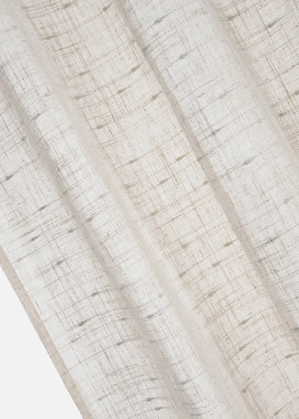 Tenda jacquard con trama operata, anche extra lunga (pacco a 1), bonprix