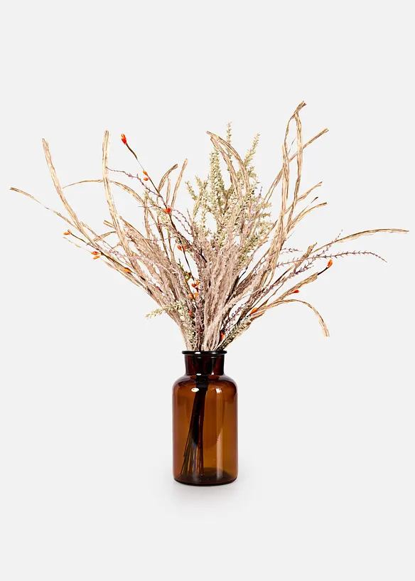 Vaso con bouquet di rametti secchi, bonprix