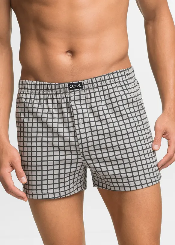 Boxer larghi in jersey di cotone (pacco da 3), bonprix