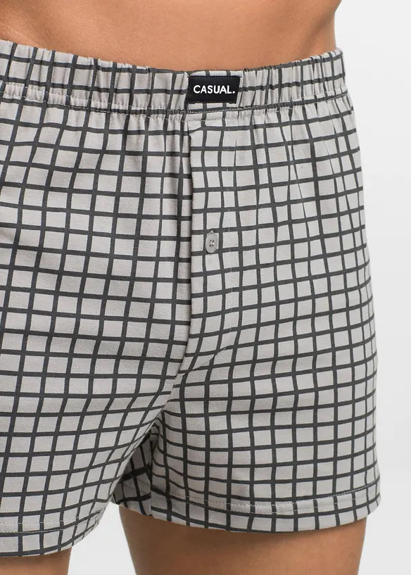 Boxer larghi in jersey di cotone (pacco da 3), bonprix