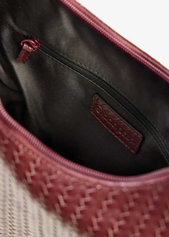 Borsa a mano con effetto intrecciato, bonprix