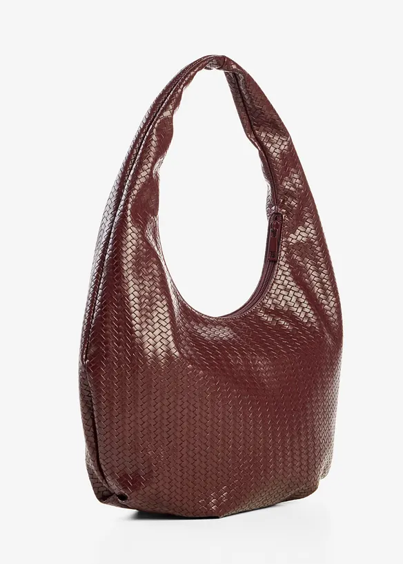 Borsa a mano con effetto intrecciato, bonprix