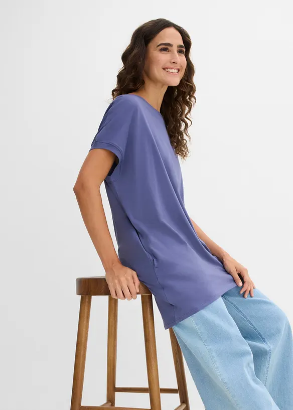Maglia lunga in puro cotone, bonprix