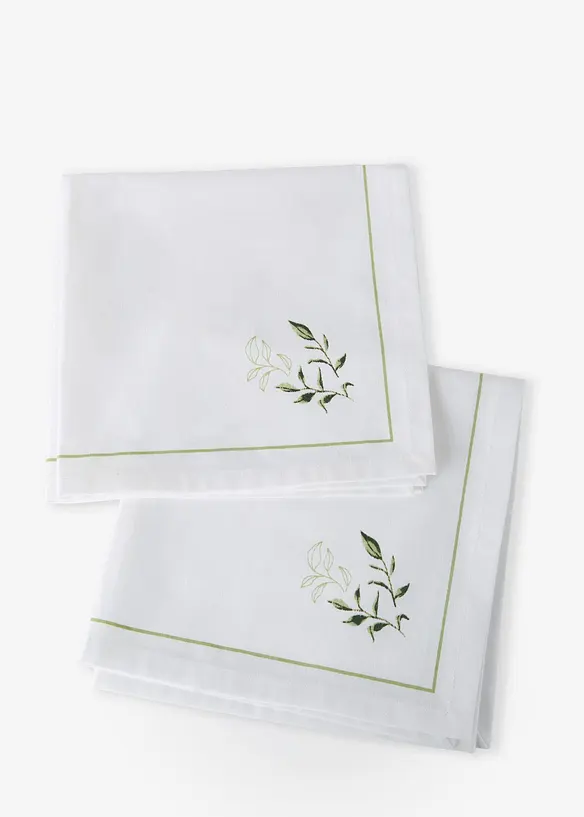 Tovaglioli in tessuto di cotone biologico (pacco da 2), bonprix
