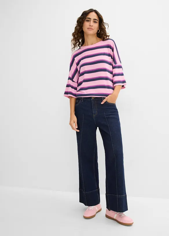 Maxi maglia in viscosa fluida, bonprix