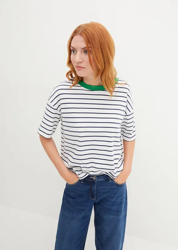 T-shirt oversize in cotone biologico pesante, bonprix