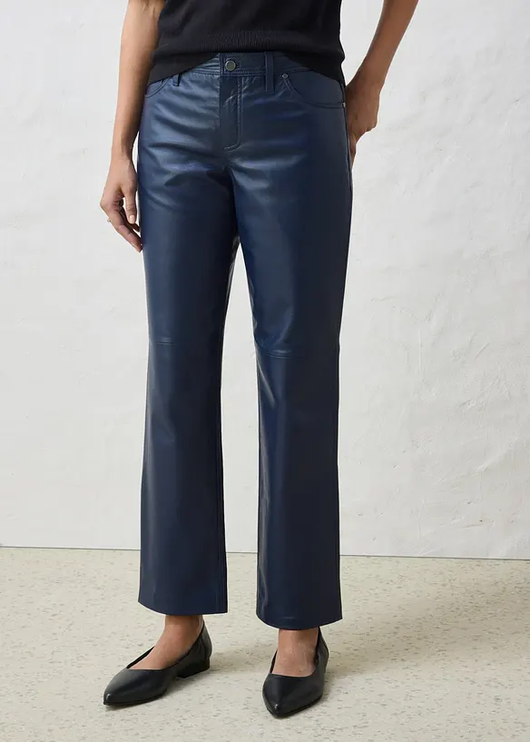 Pantaloni in nappa d'agnello, bonprix