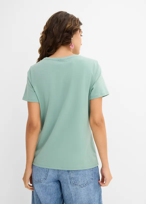 T-shirt in misto cotone, bonprix