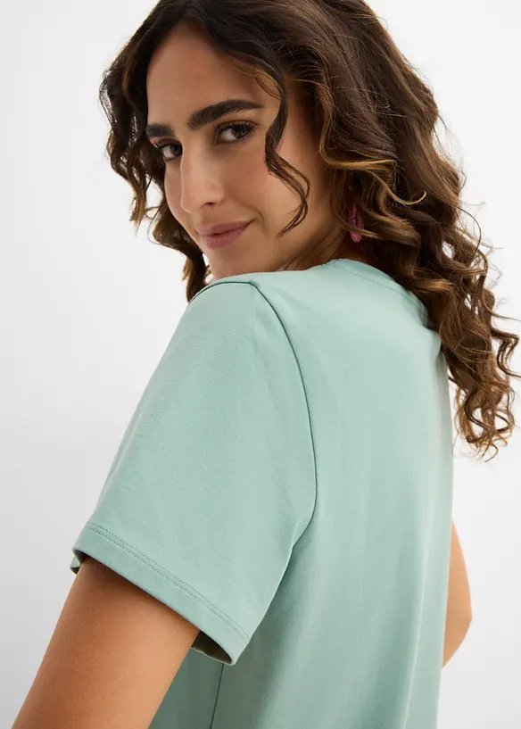 T-shirt in misto cotone, bonprix