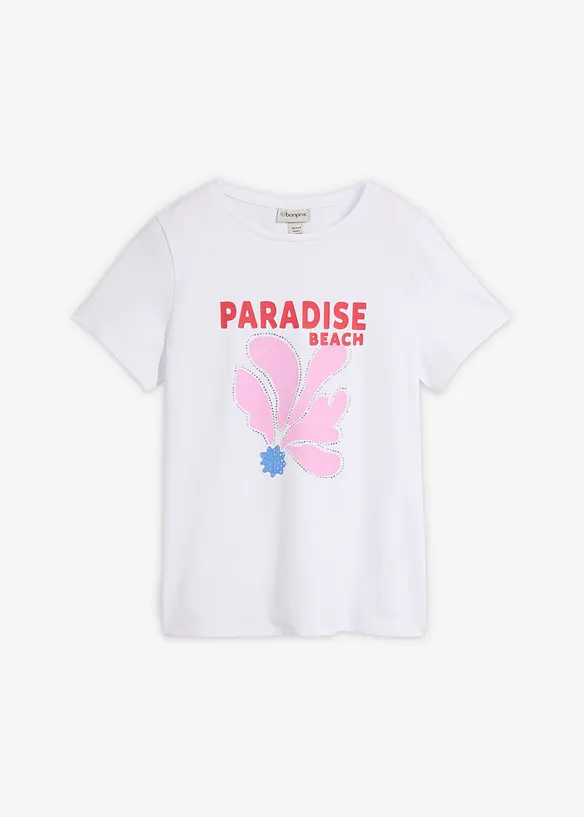 T-shirt in misto cotone, bonprix