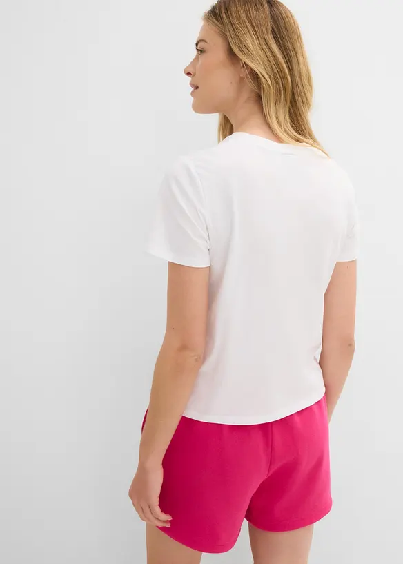 T-shirt in puro cotone, bonprix