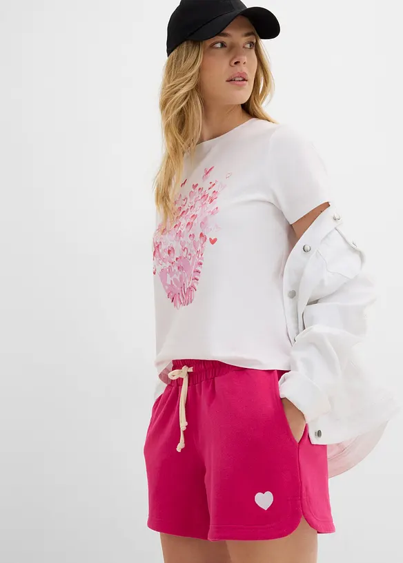 T-shirt in puro cotone, bonprix