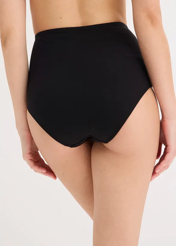 Slip a vita alta con cotone (pacco da 5), bonprix