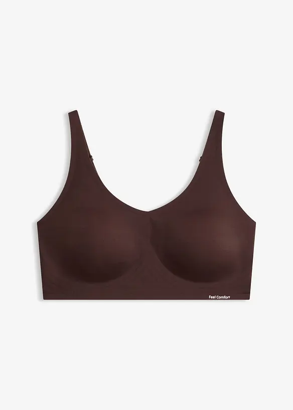 Reggiseno imbottito laser cut Feel Comfort senza ferretto con coppe in gel, bonprix