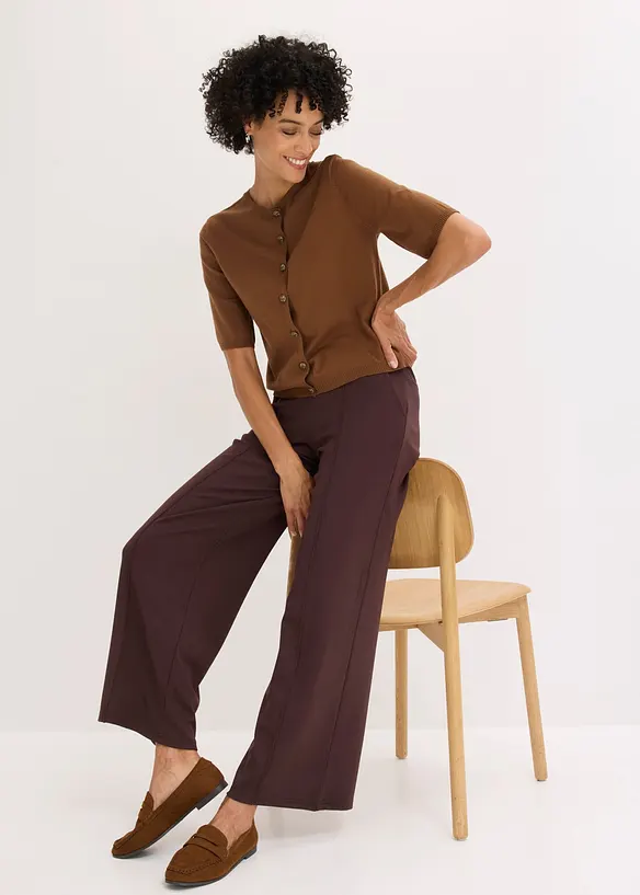Cardigan in filato fine misto viscosa, bonprix