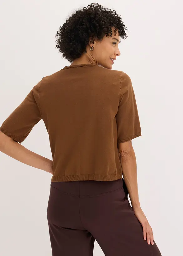 Cardigan in filato fine misto viscosa, bonprix