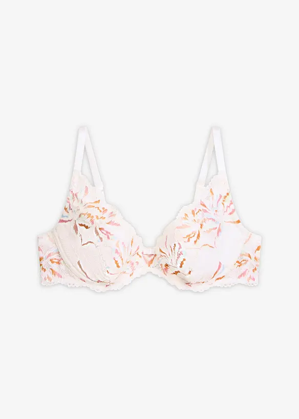 Reggiseno con coppe preformate e pizzo delicato, bonprix