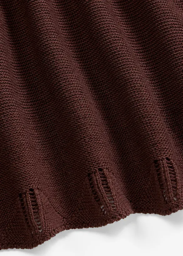 Maglione a maniche corte con filato glitterato, bonprix