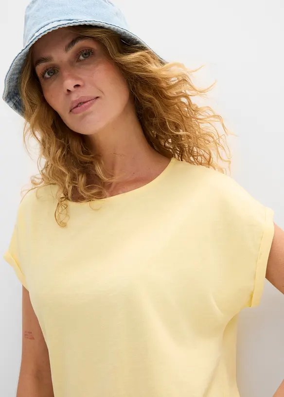 T-shirt in puro cotone biologico  (pacco da 2), bonprix