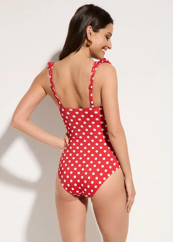Costume intero con volant, bonprix