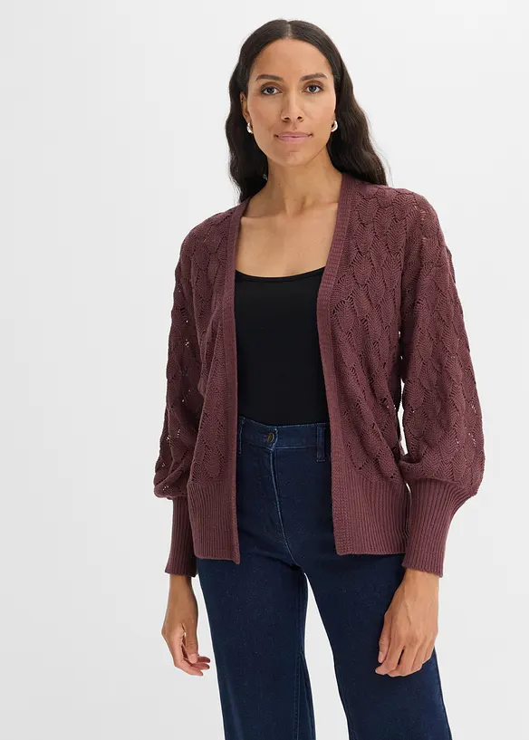 Cardigan traforato, bonprix