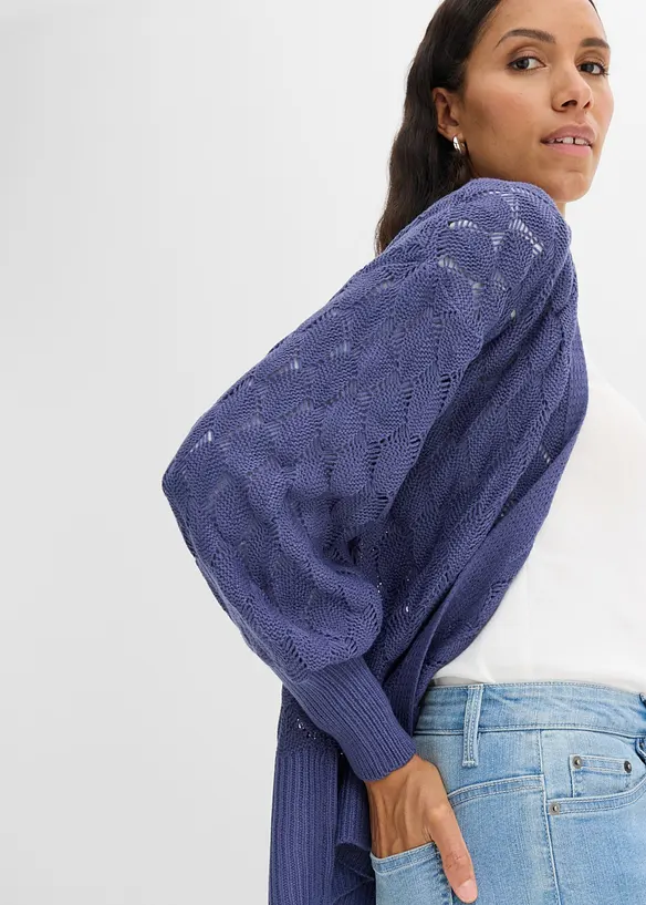 Cardigan traforato, bonprix
