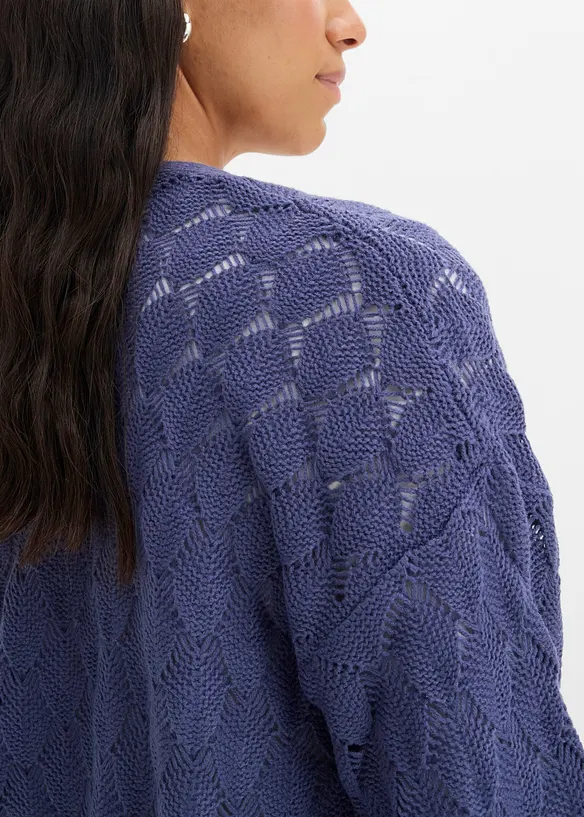 Cardigan traforato, bonprix