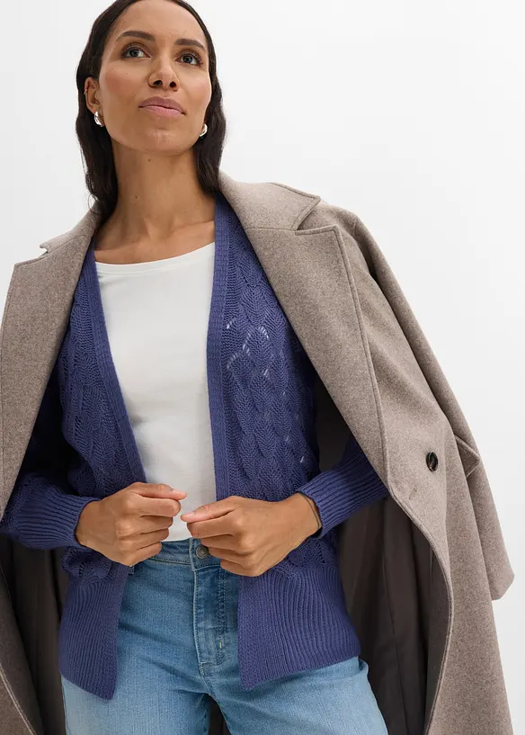 Cardigan traforato, bonprix