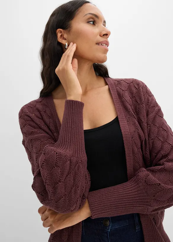 Cardigan traforato, bonprix