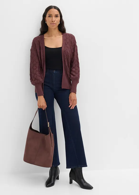 Cardigan traforato, bonprix