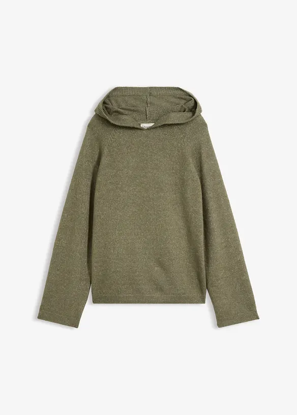 Maglione con cappuccio, bonprix