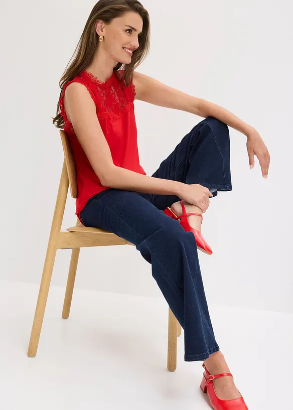 Top in misto viscosa morbido, bonprix