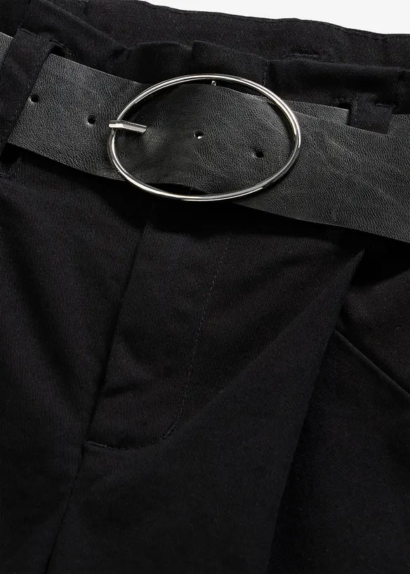 Pantaloni con pinces in cotone, bonprix