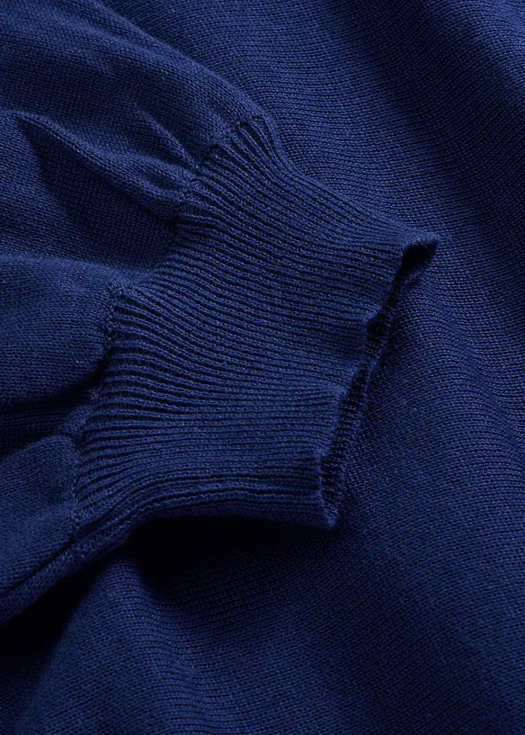 Maglione in filato fine di misto cotone, bonprix