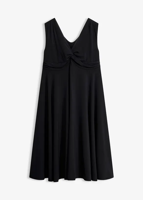 Abito in maglina con scollatura a V, bonprix