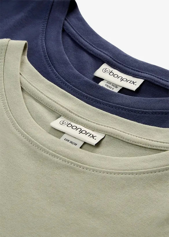 Abito t-shirt (pacco da 2), bonprix