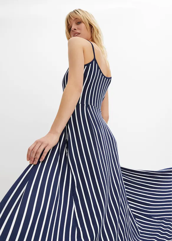 Abito midi in misto viscosa elasticizzato, bonprix