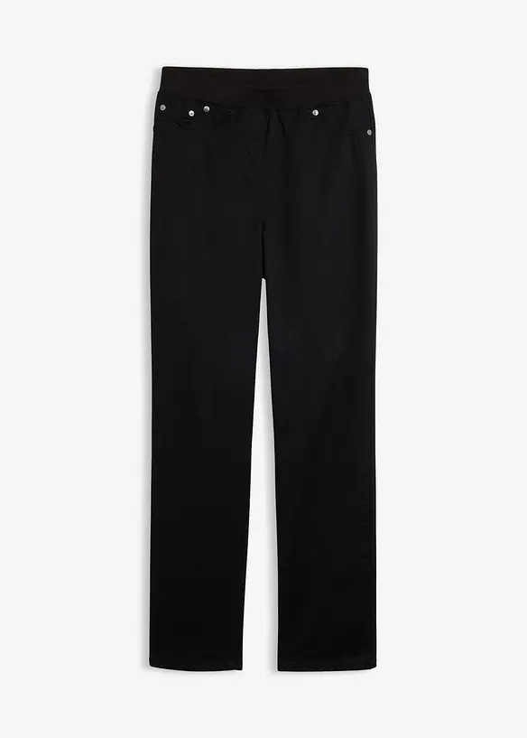Treggings in twill di misto cotone elasticizzato, bonprix