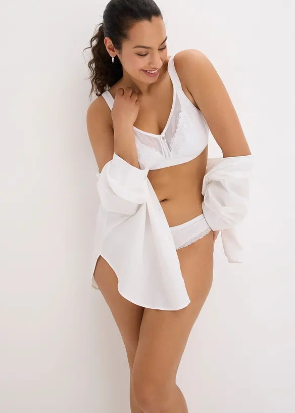 Reggiseno senza ferretto con cotone confortevole, bonprix