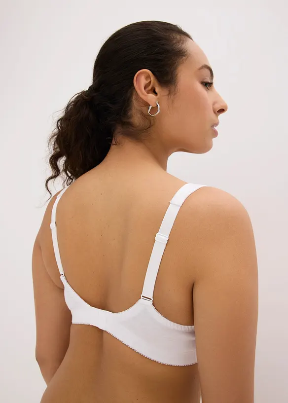 Reggiseno senza ferretto con cotone confortevole, bonprix