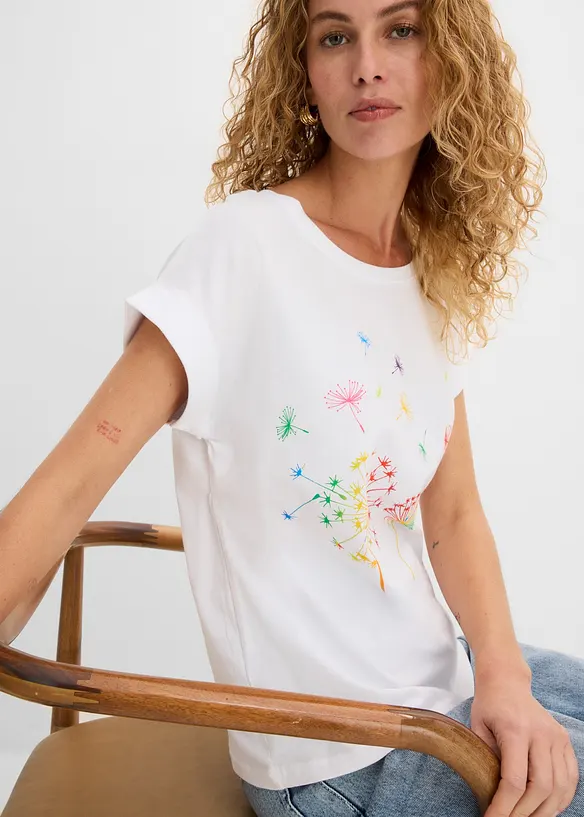 T-shirt con stampa, bonprix
