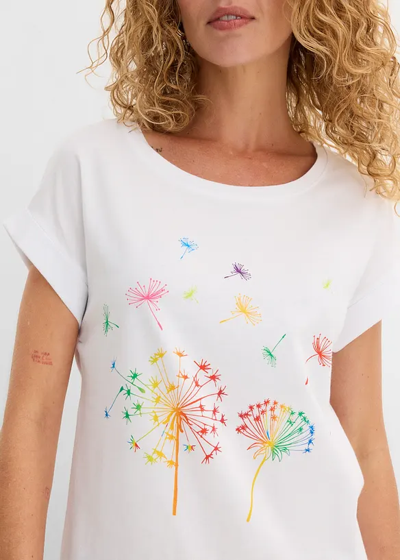 T-shirt con stampa, bonprix