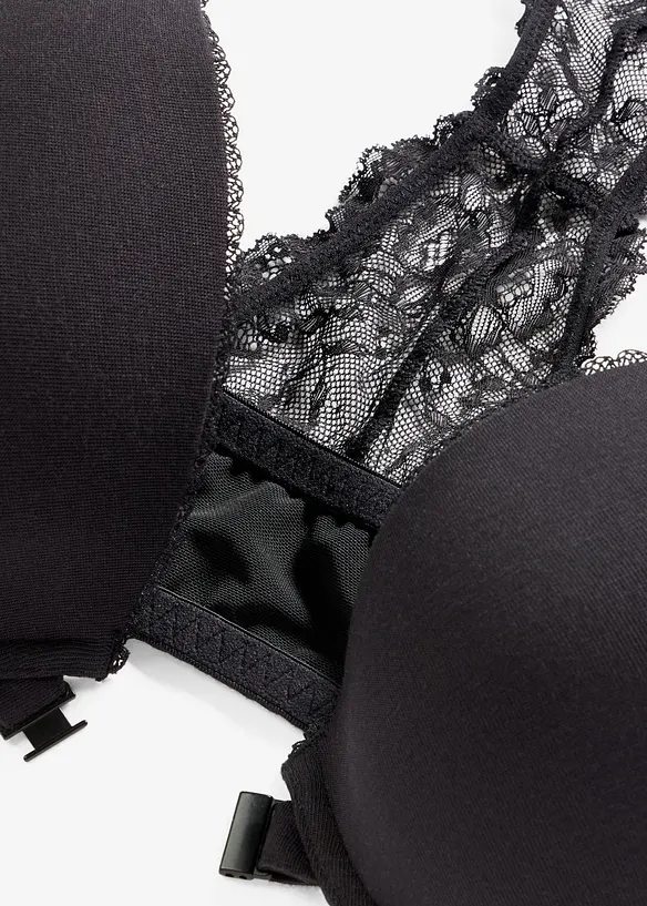 Reggiseno con coppe preformate, chiusura anteriore e modal morbido, bonprix