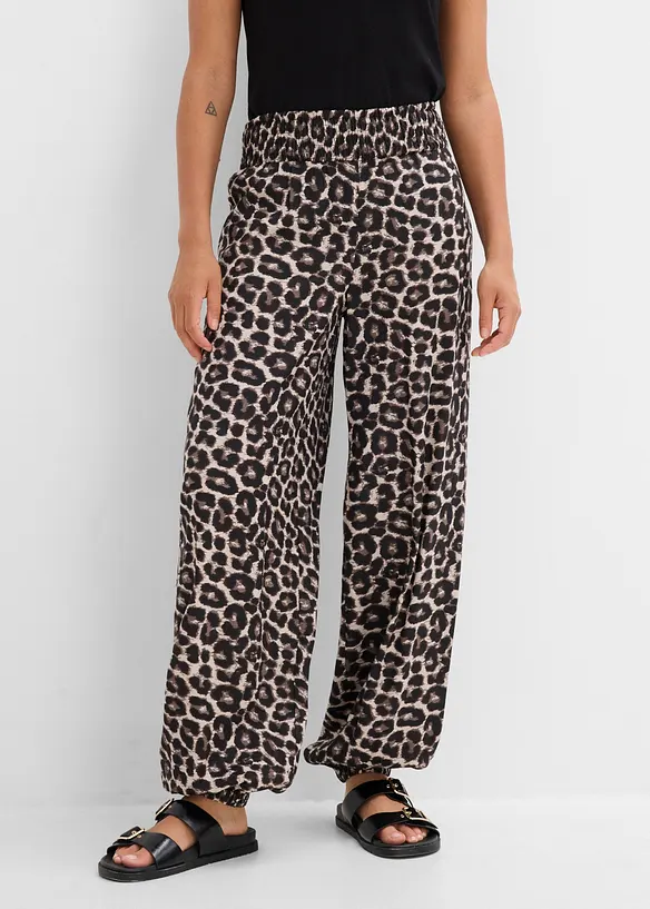 Pantaloni a palloncini in viscosa fluida, bonprix