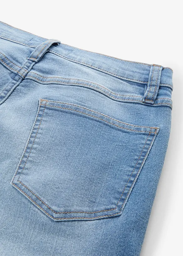 Jeans bootcut elasticizzati confortevoli, vita alta, bonprix