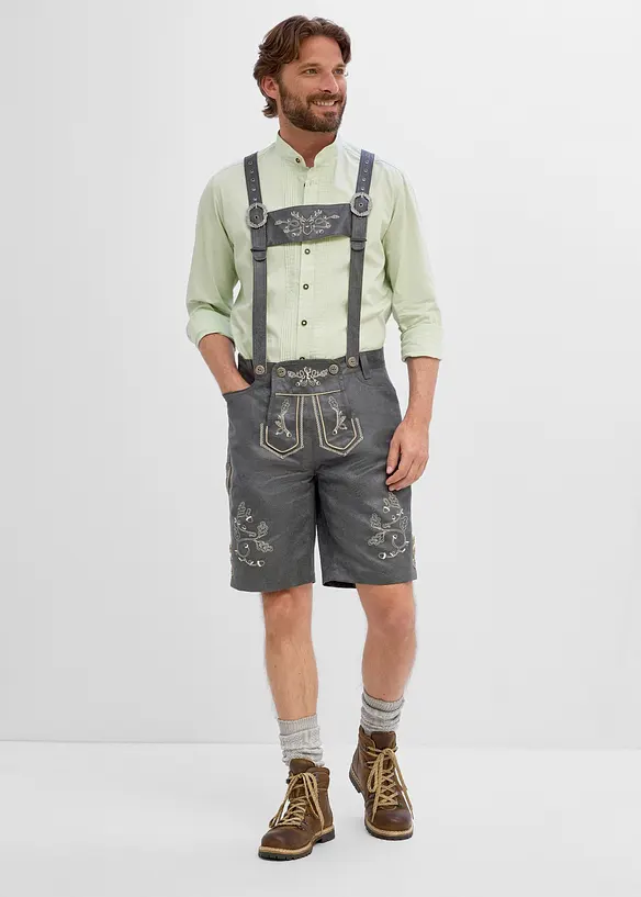 Bermuda bavaresi in similpelle, bonprix