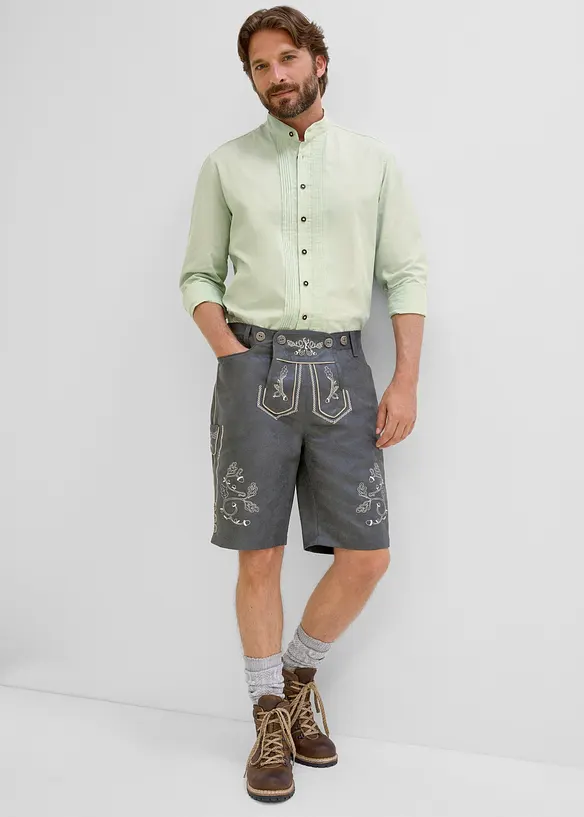 Bermuda bavaresi in similpelle, bonprix