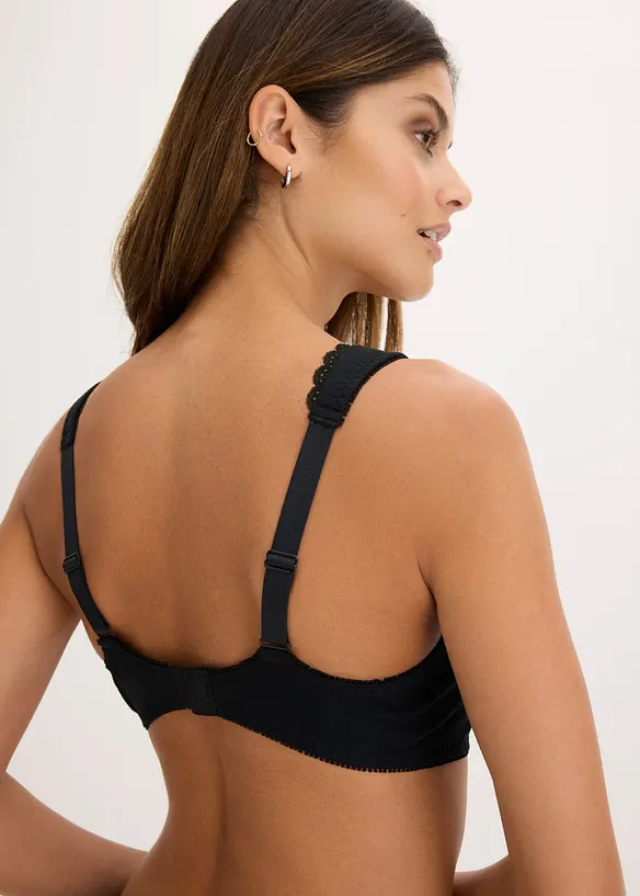 Reggiseno t-shirt minimizer con ferretto e cotone biologico (pacco da 2), bonprix