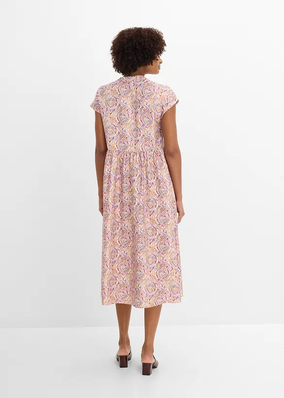 Abito midi in misto viscosa, bonprix